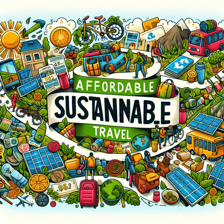 Traveling Sustainably on a Budget